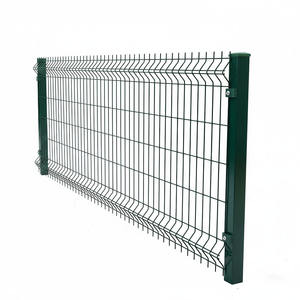 Pannello di recinzione in rete metallica rivestita in PVC verde, recinzione da giardino in acciaio zincato per <span class=keywords><strong>privacy</strong></span> e sicurezza - Product Image 1