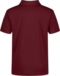 Uniforme Scolastica Stile Inglese, Camicia Polo Rossa con Logo per Uomo - Product Image 4