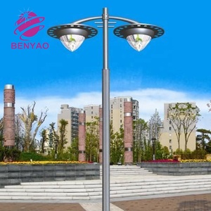 Lámparas LED Solares de Hierro a Prueba de Agua con Batería para Jardín, Patio, Camino, Farola, Poste de Luz - Product Image 2