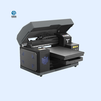Printer UV A3, Printer UV DTF, Printer UV Flatbed dengan Platform Vakum untuk Lampu Malam Akrilik, Kaca, Logam, dan Casing Ponsel
