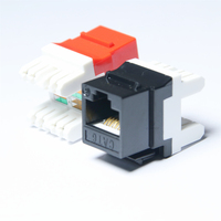 Câble Cat6a Ethernet Gigabit Jack Réseau Téléphone Modulaire Marque Connecteur Rg45 Cat6 6p6c Étanche Utp Pass Rj45 Plug