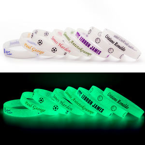 Braccialetti Promozionali Elastici Personalizzati con Logo, Bracciale in Gomma Luminoso Personalizzato, Braccialetto in <span class=keywords><strong>Silicone</strong></span> Luminoso su Misura - Product Image 4