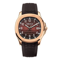 Nouvelle montre tendance OEM personnalisée NH35, bracelet en caoutchouc imperméable, cadran carré, montre de luxe pour homme NH35