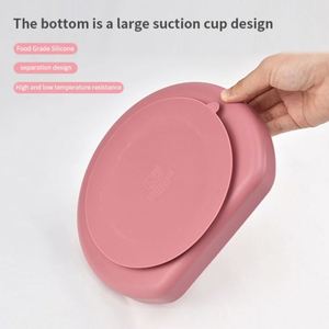 Plato de Silicona para Bebé con Succión, Libre de BPA, Ecológico, Apto para Lavavajillas, con Divisiones y Base Antideslizante - Product Image 6