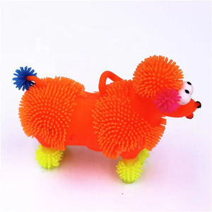 Wholesale <b>Lion</b> Dog Flash Ball Squeeze <b>Toy</b> Soft Novelty Design for Children Aged 5-7 Years Eye-Catching Animal <b>Toy</b> - Product Image 4