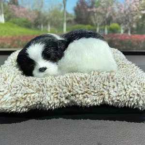 Chine bonne qualité bas prix vente en gros Simulation chiens jouet en <span class=keywords><strong>peluche</strong></span> chien endormi ronronnement <span class=keywords><strong>chat</strong></span> en <span class=keywords><strong>peluche</strong></span> dormir - Product Image 4