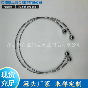 Anillos de cuello metálicos sencillos para mujer, gargantillas de aleación para uso diario, diseño clásico, origen Shenzhen - Product Image 5