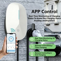 Chargeur EV intelligent réglable 7,22 kW Type 2 32A 380V IP66 étanche avec câble de 5 m, certifié CE, compatible OCPP, application et RFID, Wallbox, garantie 18 mois pour BYD