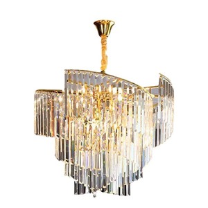 Crystal Chandelier Oval Gold E27 <b>LED</b> <b>Light</b> Source Project Lighting Design Mounted Switch Control 5-Year Warranty - Product Image 5