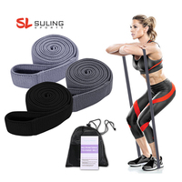 Pega-bandas elásticas de poliéster para ejercicios de estiramiento, bandas de asistencia para ejercicios de estiramiento y fitness