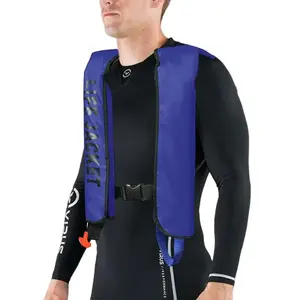 Inflatable Swimming Vest Swim Snorkel Jacket Safety Floating Adults Lifes Survival Vest Swimming Accessories