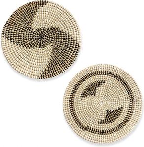 Colgador Grande De Plantas Boho Decoracion 100% Mimbre Pequena Mesa Dorada Para El Salon Tejida Rosa - Product Image 4