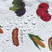 Papier d'emballage en aluminium de qualité alimentaire avec logo personnalisé, résistant à la graisse, en nid d'abeille, isolant, écologique, jetable, recyclable