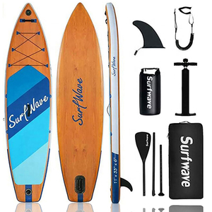 Großhandel Wasserspiel Surfen Aufblasbare Paddle Board Drop Stitch mit Pedalen sup gonfiabile <span class=keywords><strong>Windsup</strong></span> Boards <span class=keywords><strong>Set</strong></span> - Product Image 5