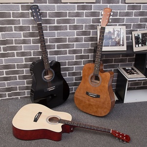 <span class=keywords><strong>Guitarra</strong></span> Acústica sin Marca de 41 Pulgadas con Cuerpo de Tilo, <span class=keywords><strong>Guitarra</strong></span> Popular para Principiantes - Product Image 4