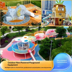 Outdoor <b>Large</b> Stainless Steel <b>Slide</b> Children's Friendly Park Community Scenic Spot Unpowered Amusement Equipment Manufacturer - Product Image 1