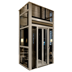 8 étages petite villa résidentielle et familiale 3-25 mètres de hauteur de levage cabine en PVC avec caractéristiques de cuisine - Product Image 1