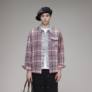 Custom Vintage Mens Dress <strong>Shirt</strong> Fleece <strong>Lined</strong> <strong>Flannel</strong> <strong>Shirt</strong> for Men Warm Brushed Thicken Plaid <strong>Shirt</strong> <strong>Jacket</strong> Mens - Product Image 1