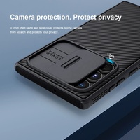 Nillkin für Samsung Galaxy S25 Ultra CamShield Pro Hülle mit Schiebe-Kameraabdeckung Stoßfest für Samsung S22 S23 S24 S25 Edge Hülle
