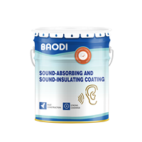 Revêtement insonorisant et absorbant le son, résistant au feu et à la chaleur, sans formaldéhyde, peinture murale écologique verte pour la réduction du bruit