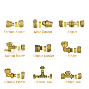 Raccord en laiton Pex-Al-Pex <span class=keywords><strong>64115</strong></span>/MOLD 2 Compression de coude de plaque murale Pex adaptée aux tuyaux raccords de tuyauterie de haute qualité - Product Image 6
