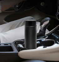Nouvelle bouteille électronique intelligente 2025 avec déverrouillage par empreinte digitale, logo personnalisé, chargement USB, gourde isotherme 450 ml, fonctionnalités de sécurité