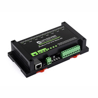 Módulo de Relé Ethernet de 8 Canales Waveshare (B) con Entrada Digital, Protocolo Modbus, Puerto PoE para IoT Industrial y Proyectos DIY