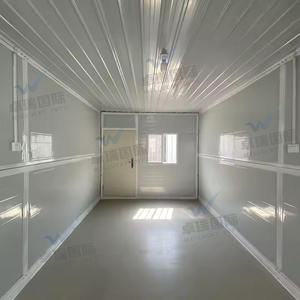 럭셔리 조립식 캐빈 하우스 접이식 컨테이너 홈 현대 범람 디자인 휴대용 사무실 상점 차고 모바일 홈 - Product Image 3