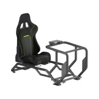 Simulador de Carreras Ajustable LRS14-BS04, Estructura Inclinable con Soporte para Volante, Plataforma de Juego de Carreras para PC, Compatible con Logitech G29 G920 F1