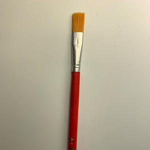 Lot de pinceaux d'artiste en nylon noir à manche en bois pour aquarelle, formes et tailles variées, excellente tenue de la peinture, prix bas, vente en gros - Product Image 4