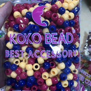 Perles de Cheveux Mylulu Perruque Tressée Colorée Africaine à Gros Trous pour Tresses, Accessoires de Cheveux pour Enfants, Décoration Capillaire - Product Image 3