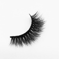 Plus de 100 types d'emballage de cils vides en vison fait à la main 15mm de longueur 'C' Curl Strip Lash Business Supplies Offrir
