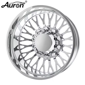 ล้อแม็กซ์อะลูมิเนียมอัลลอย Auron ขนาด 5.5x17 สีดำเงา ดีไซน์ลายตาข่าย แบบชิ้นเดียว สำหรับรถยนต์นั่งส่วนบุคคล ปรับปรุงอัพเกรดล้อฟอร์ด - Product Image 3
