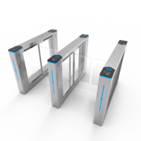 Torniquete de Acceso con Reconocimiento Facial, Puerta Giratoria de Entrada y Salida, Barrera de Control de Acceso, Torniquete de Velocidad