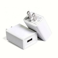 Chargeur mural USB universel pour téléphone 5V/2A USB-A 2A 1A, adaptateur 10W 5W avec prise US
