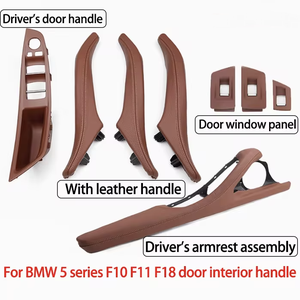 Set di 8 Pezzi LHD F10 F18 Maniglie Interne in Pelle per Porta Passeggero per BMW <span class=keywords><strong>Serie</strong></span> <span class=keywords><strong>5</strong></span> F10 F18 520i 523i 525i 528i 535i - Product Image 2