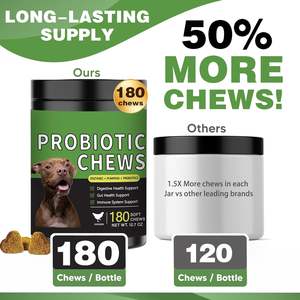 Probióticos para Perros con Prebióticos, Marca Privada OEM ODM, Promueve un Microbioma Intestinal Equilibrado, Refuerza la Salud Inmunológica, Masticables Blandos - Product Image 6