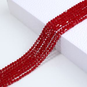 Wholesales 4mm Crystal <b>Beads</b> Faceted <b>Glass</b> Rondelle Loose <b>Beads</b> sharp Shape for DIY Earring <b>Bracelet</b> Necklace Jewelry Making - Product Image 5