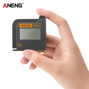 Testeur de résistance interne numérique ANENG 168, résistance d'entrée 1M, plage 1,2V-4,8V, lampe torche LED, boîtier isolé en ABS, batterie - Product Image 2