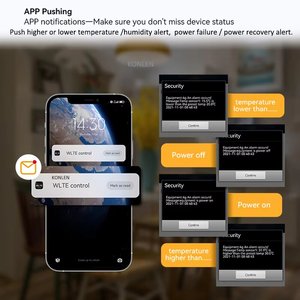 4G LTE GSM Ổ cắm thông minh Power switch hẹn giờ App SMS cuộc gọi điều khiển từ xa 2 Relay cửa hàng thiết bị nhà điều khiển nhiệt độ 16A - Product Image 6