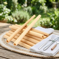 Pailles en bambou biodégradables de haute qualité, écologiques, à prix compétitif, en bambou naturel, pour barbecue