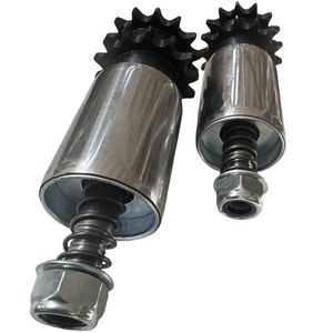 Galvanizli boru rulman yeni durum çelik zincir dişlisi bölüm ile dayanıklı karbon malzeme taşıma ekipmanları konveyör rulo - Product Image 5