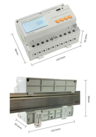Medidor de Energía Trifásico Acrel ADL3000-E para Riel DIN, 0.5S Bidireccional, RS485 Modbus RTU, para Energía Solar Fotovoltaica, Almacenamiento de Energía, Cargador de Vehículos Eléctricos