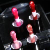 Nouveau gloss à lèvres liquide minéral végétalien hydratant 16 teintes, fini nacré, longue tenue, formule waterproof et anti-bavures, rafraîchissant