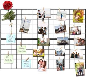 Indah rak topi logam Tampilan Berdiri dinding dipasang <span class=keywords><strong>Panel</strong></span> Grid untuk penggunaan pakaian - Product Image 1