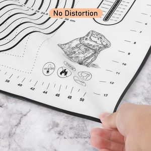 Non Stick Food Grade 0.40mm Thickness Silicone Pastry <b>Mat</b> for Kneading Dough Silicone <b>Rolling</b> <b>Mat</b> with Measurements - Product Image 4