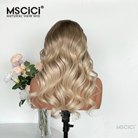 Perruque en dentelle transparente MSCICI 13x6, cheveux humains malaisiens, ondulations profondes, aspect naturel, vente en gros, perruque 100% cheveux humains