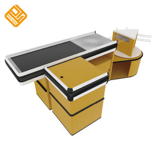 Highbright personalizable duradero supermercado Mostrador de caja de acero de alta calidad colores personalizados caja registradora modelo incluido - Product Image 2