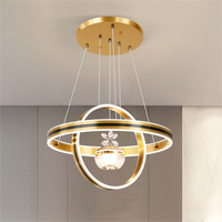 Lustre suspendu LED en acrylique noir et blanc, design classique, avec pendentif en forme de pomme, pour salle à manger et chambre à coucher