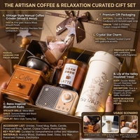Coffret cadeau café, cadeau d'anniversaire pour petite amie, femme, meilleure amie, boîte à bougies